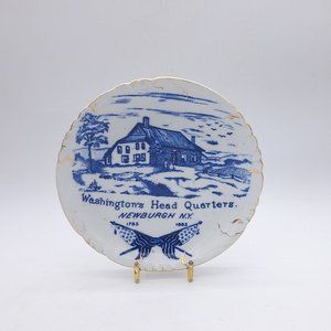 Antique Commemorative Plate -Washington's Headquarters by Mercer Pottery